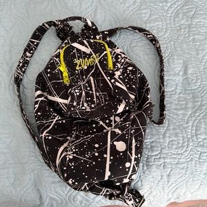 Canvas Zumba backpack/ sling bag